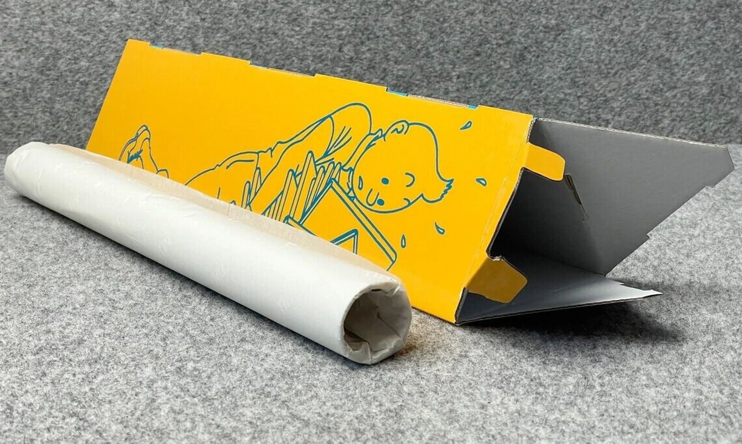 Rare Ltd Edition Moulinsart Poster 23003: Tintin Carrying Albums 60x40cm Boxed Print