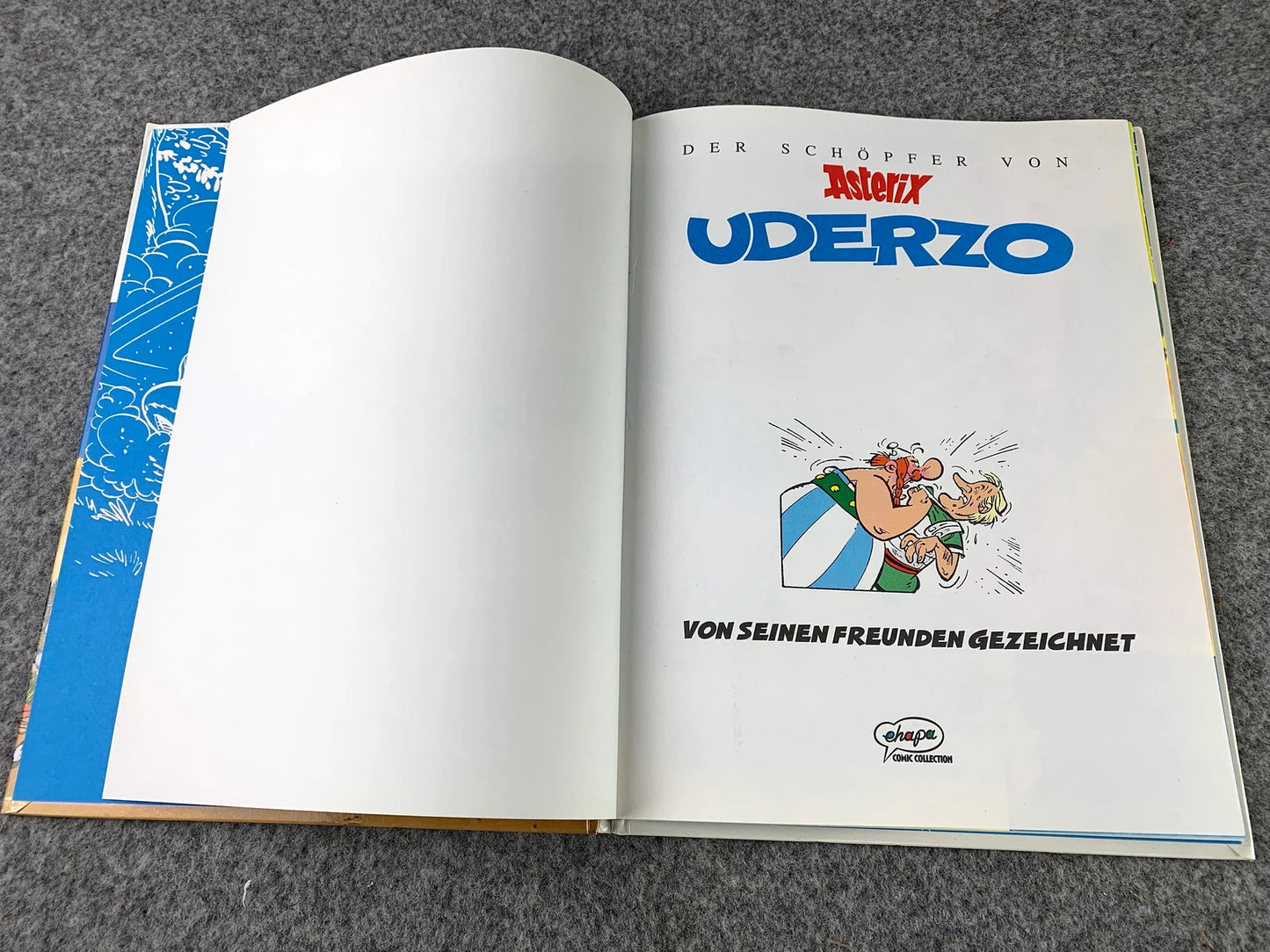 Asterix Uderzo Seinen Freunden Ehapa 1997 German Edition Hardback Comic Book