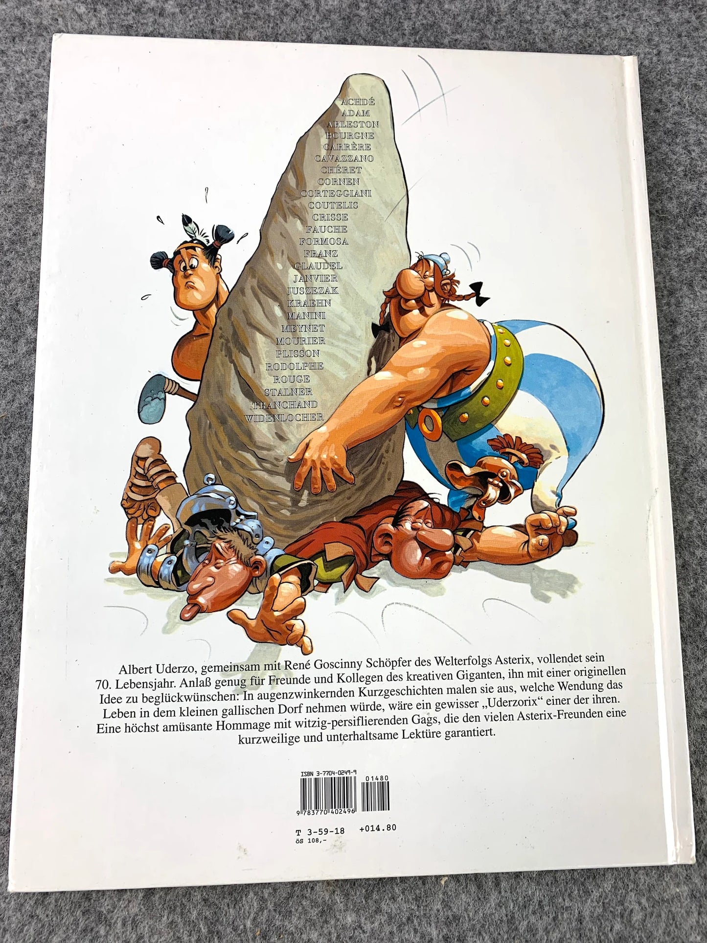 Asterix Uderzo Seinen Freunden Ehapa 1997 German Edition Hardback Comic Book