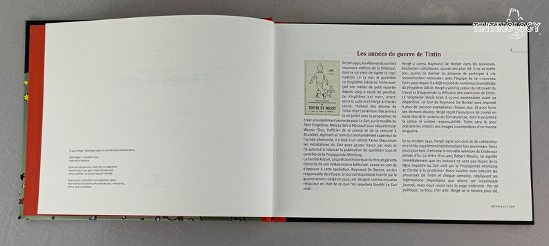 Mysteres De 7 Boules de Cristal 2012 1st Edition Originale Hardback Tintin B&W Strip version Herge EO