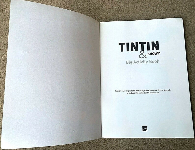 Tintin & Snowy: Big Activity Book - Action Book Egmont 2015 1st Edition