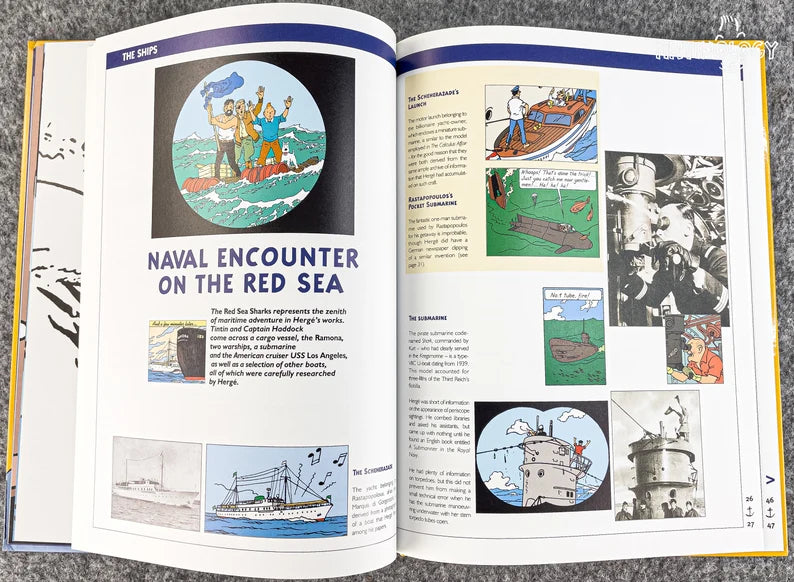 TINTIN AT SEA John Murray 2004 1st Edition Rare Vintage Exhibition book Herge