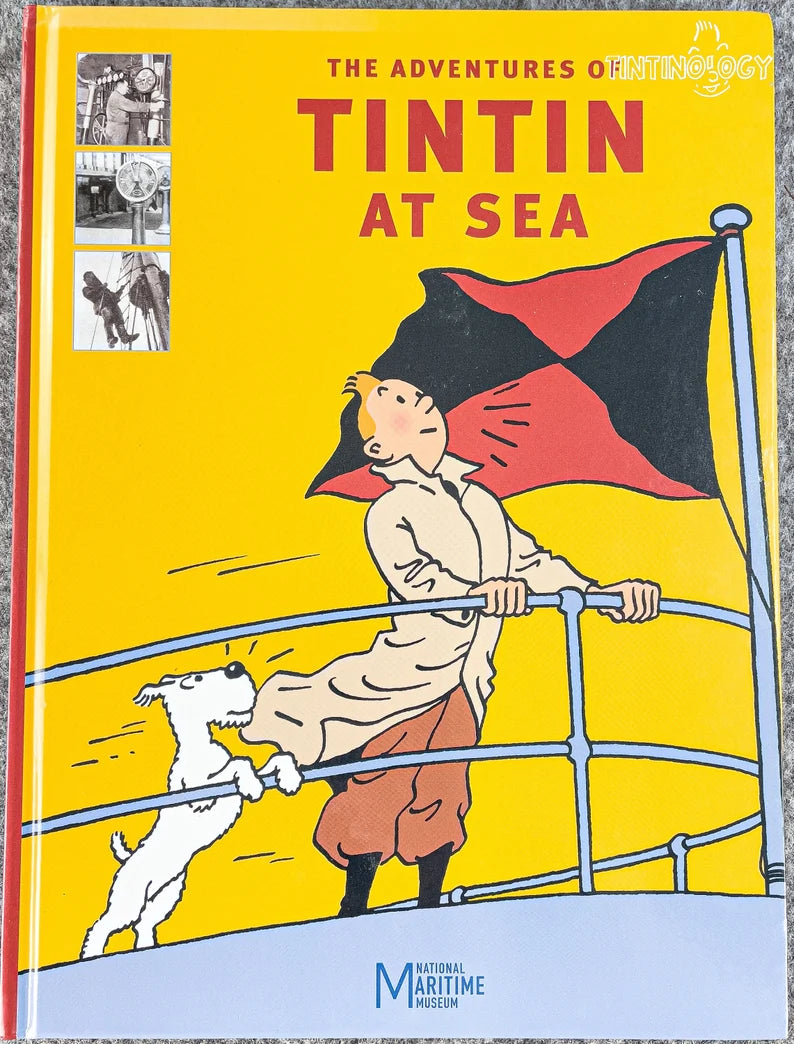 TINTIN AT SEA John Murray 2004 1st Edition Rare Vintage Exhibition book Herge