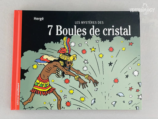 Mysteres De 7 Boules de Cristal 2012 1st Edition Originale Hardback Tintin B&W Strip version Herge EO