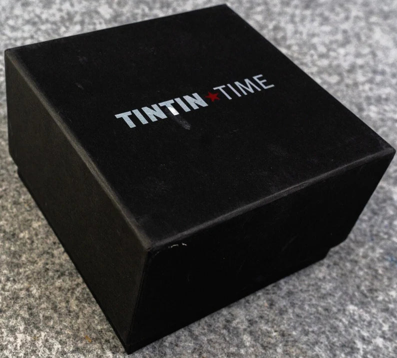 Moulinsart "Tintin Time" Watch 82414 Soviets Plane Red strap Ladies wristwatch