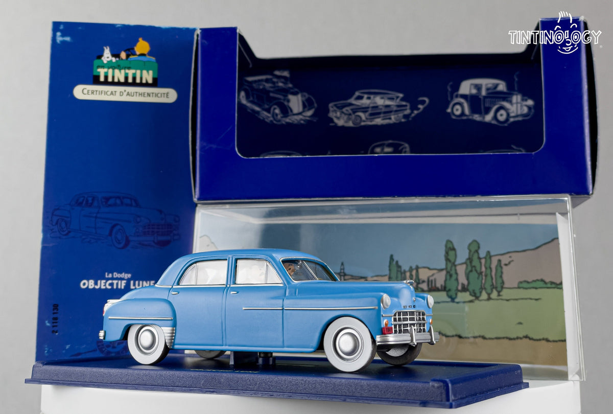 ATLAS TINTIN CAR # 30 Dodge Coronet - Destination Moon Herge model car 1/43