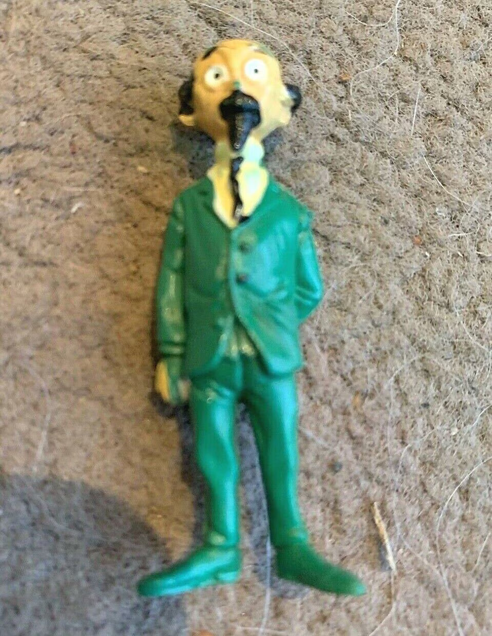Professor Calculus ESSO Tintin Figurine - Vintage 1973 Lake of Sharks Belvision 4.5cm Figure