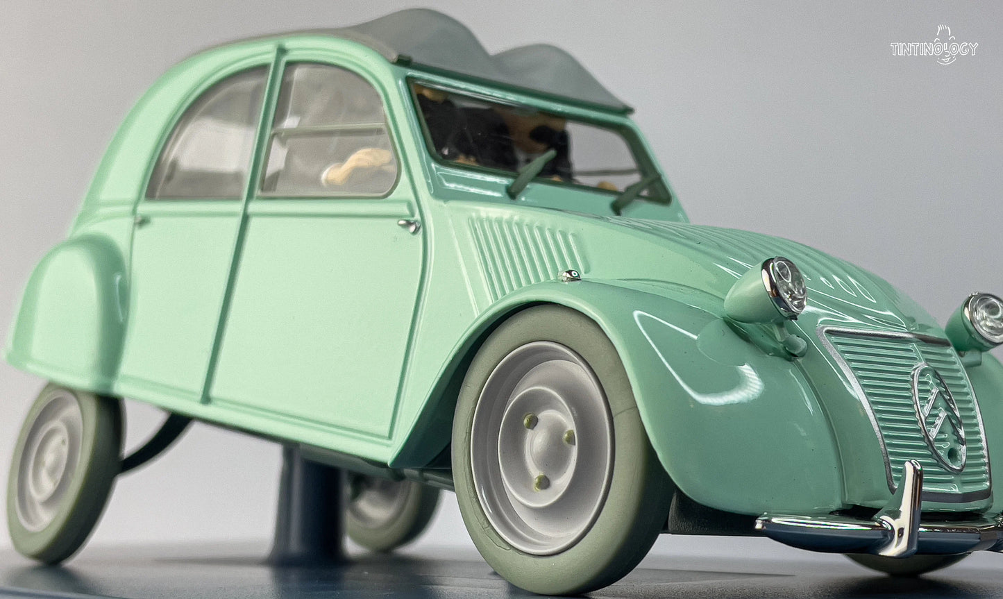 VOITURE TINTIN 1/24 29908 Citroen 2CV: Calculus Affair Hachette Model Car #8