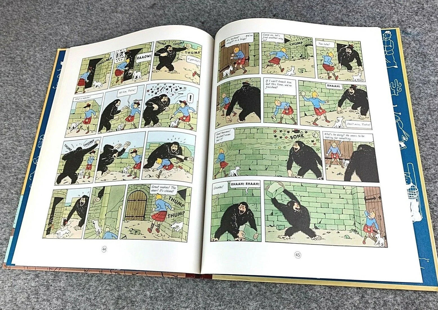 The Black Island: Egmont 2008 UK Hardback Classic Colour Edition Rare Tintin Book Herge