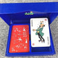 Moulinsart Playing Card Sets: Rare Vintage Atlas x 2 Deck of Cards, ML Hergé