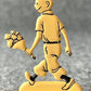 ARCHIVES TINTIN 2D Metal Figurine: Winking with Flowers B&W ML Model Figure