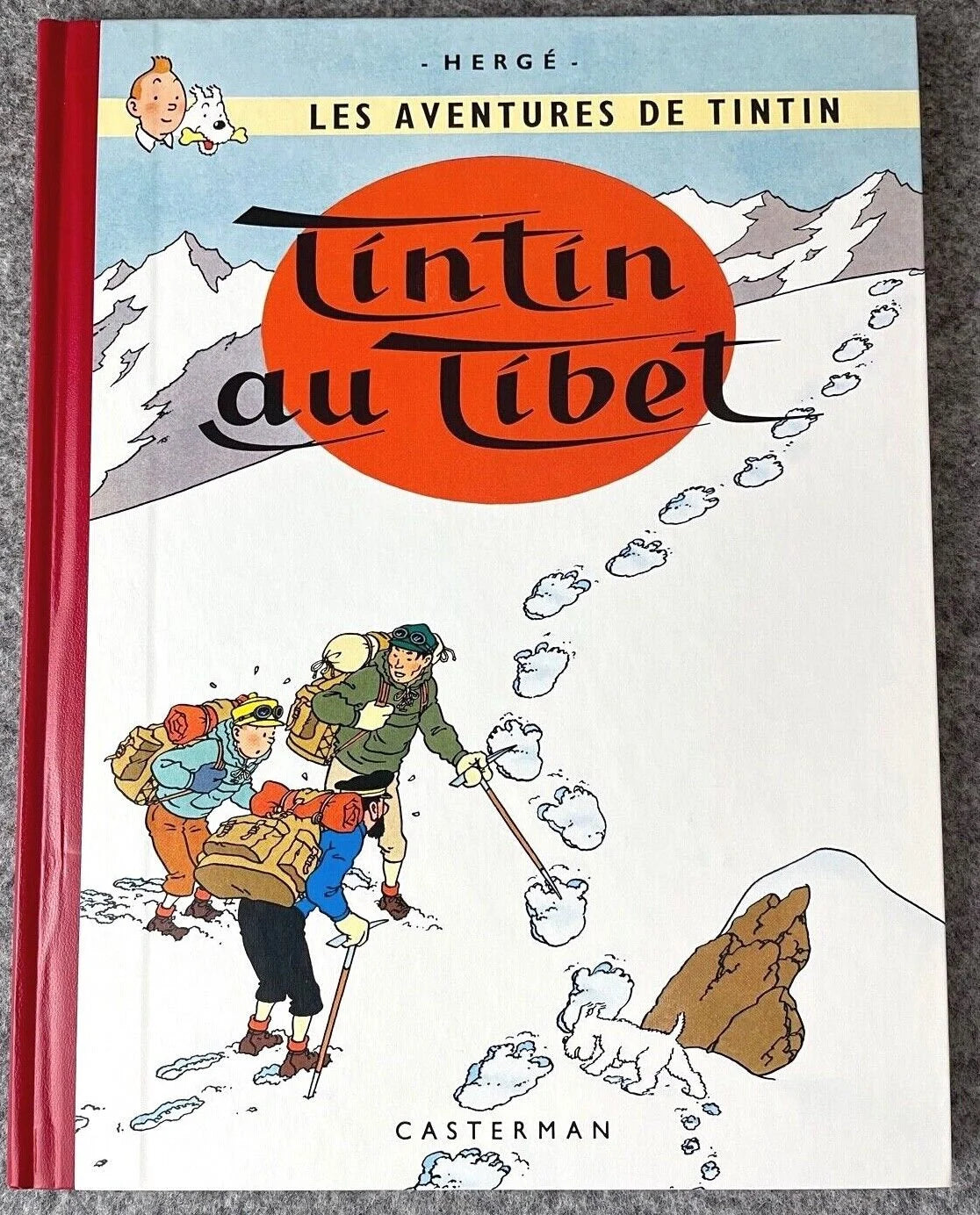 Tintin Au Tibet - Rare Facsimile 1st Colour Edition Hardback Tintin Book 2002 Belge EO