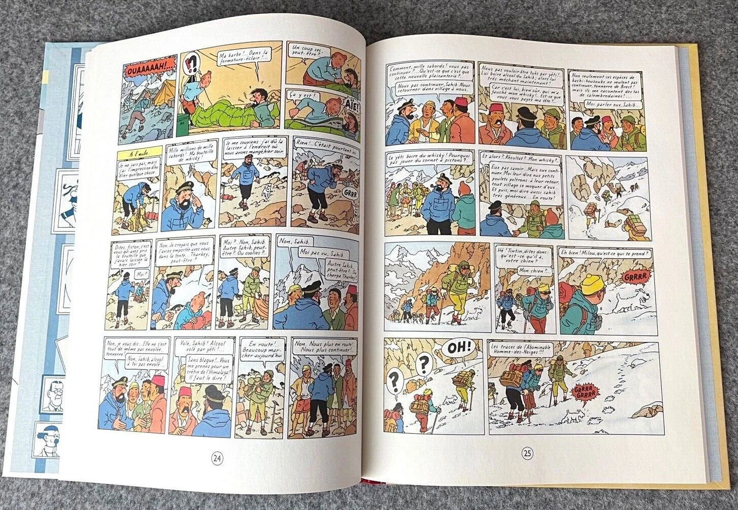 Tintin Au Tibet - Rare Facsimile 1st Colour Edition Hardback Tintin Book 2002 Belge EO