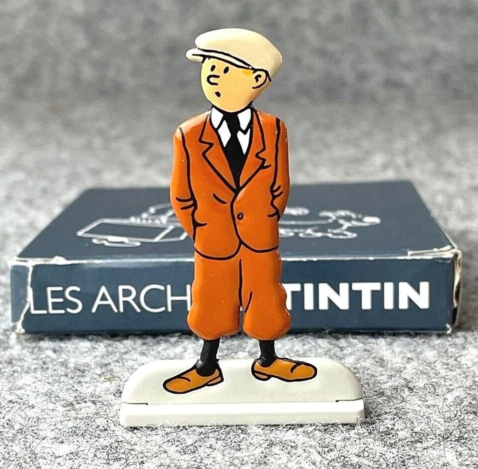 ARCHIVES TINTIN 2D Metal Figurine: Tintin Waits for Boat Broken Ear ML Model Figure