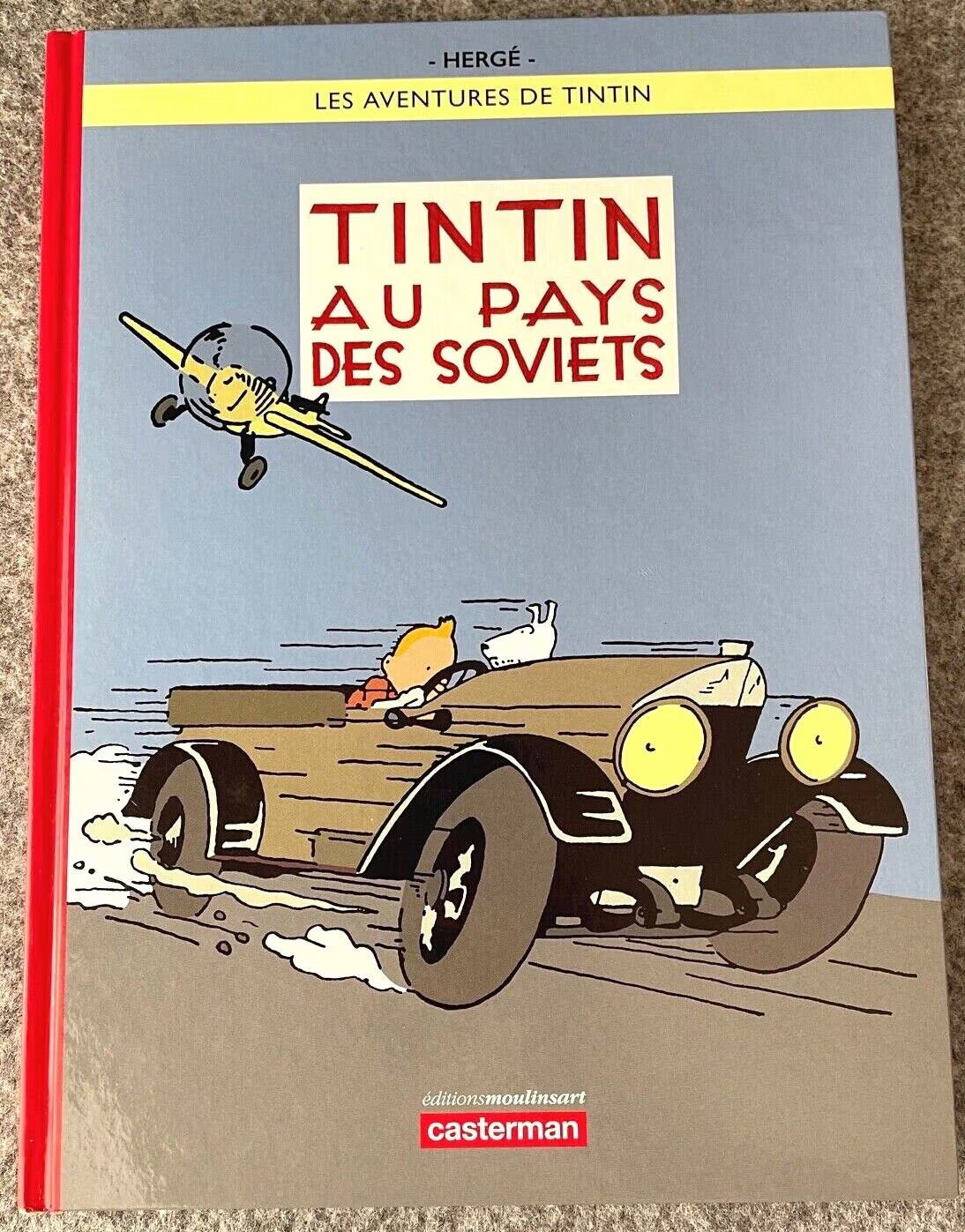 Tintin au pays des Soviets Casterman 2017 1st Colour Edition Hardback BELGIUM EO COMIC