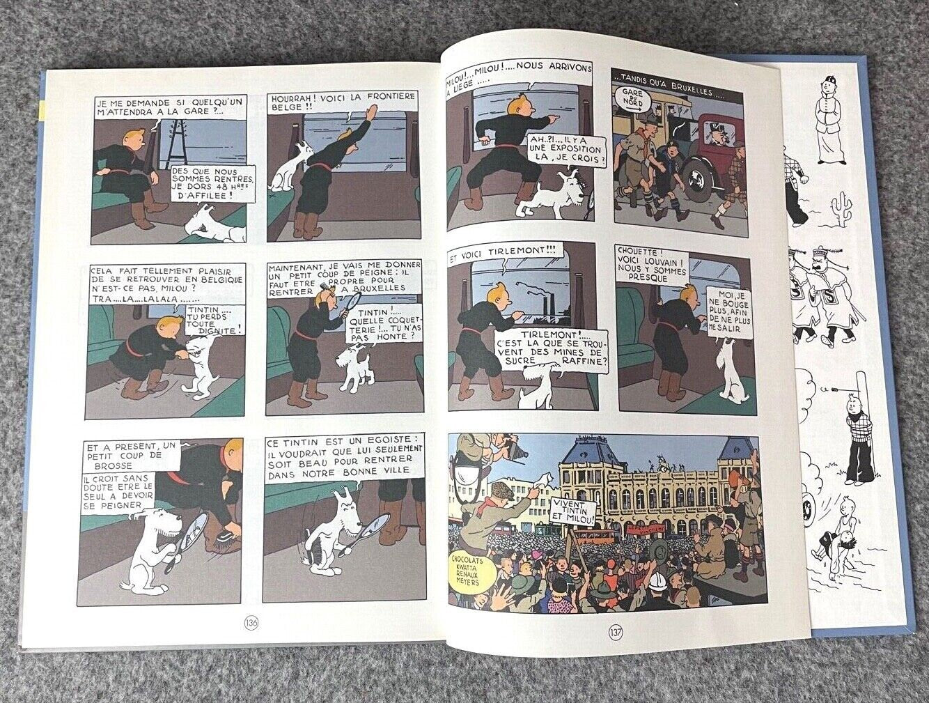 Tintin au pays des Soviets Casterman 2017 1st Colour Edition Hardback BELGIUM EO COMIC