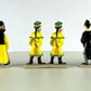 Pixi Mini Serie Tintin Set 2121 "Lotus Bleu" 1995 6x Metal Figurines RARE