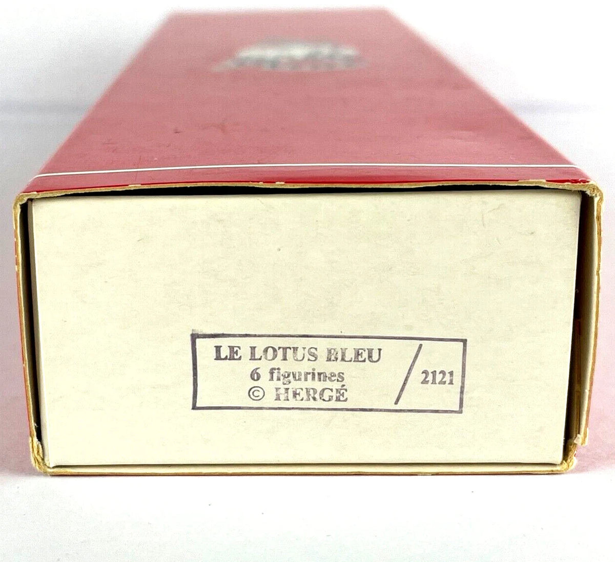 Pixi Mini Serie Tintin Set 2121 "Lotus Bleu" 1995 6x Metal Figurines RARE