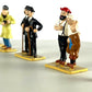 Pixi Mini Serie Tintin Set 46239 "Crabe Pinces D' Or" 2009 5x Metal Figurines RARE