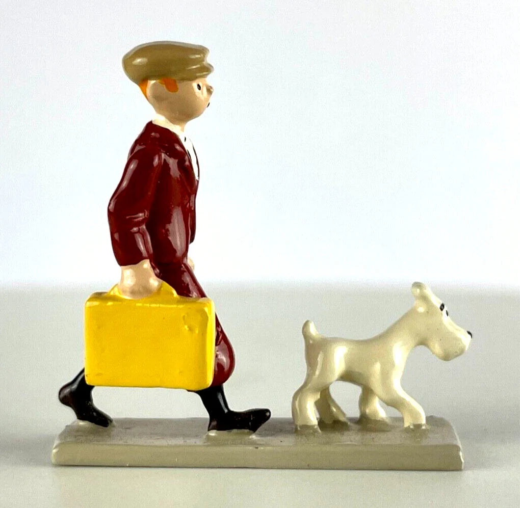 Pixi Mini Serie Set 2106 "Tintin & Snowy Broken Ear" 1995 Metal Figurine RARE