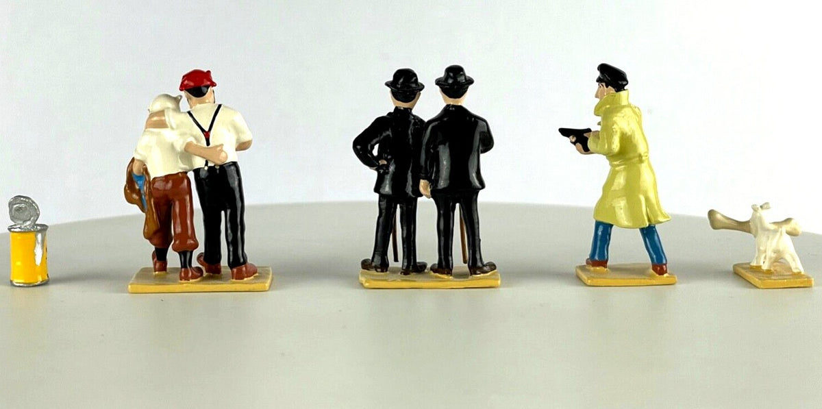 Pixi Mini Serie Tintin Set 46239 "Crabe Pinces D' Or" 2009 5x Metal Figurines RARE
