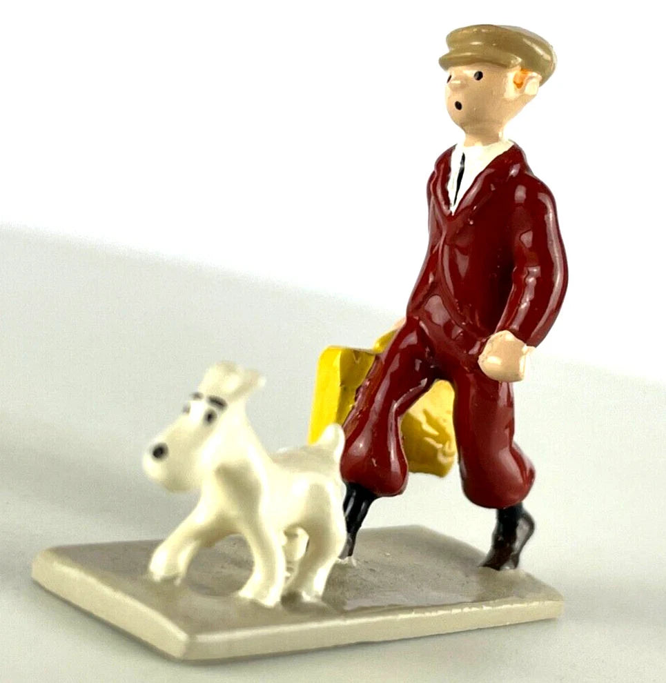 Pixi Mini Serie Set 2106 "Tintin & Snowy Broken Ear" 1995 Metal Figurine RARE