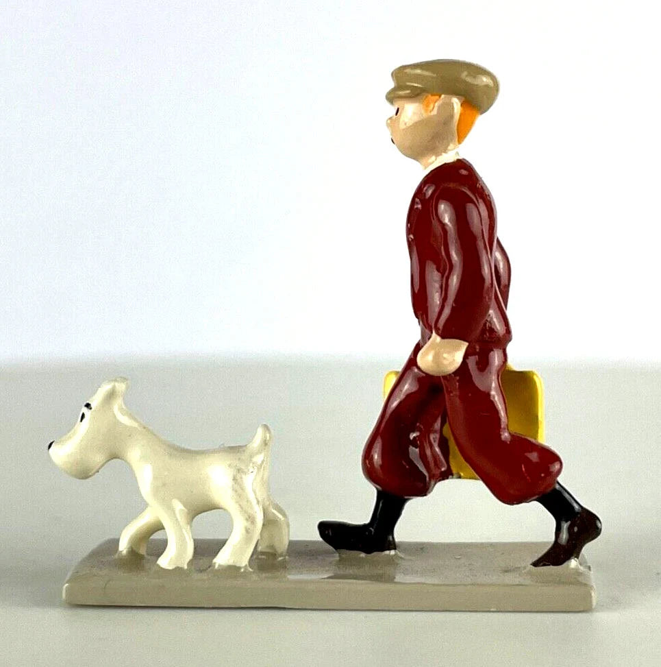 Pixi Mini Serie Set 2106 "Tintin & Snowy Broken Ear" 1995 Metal Figurine RARE