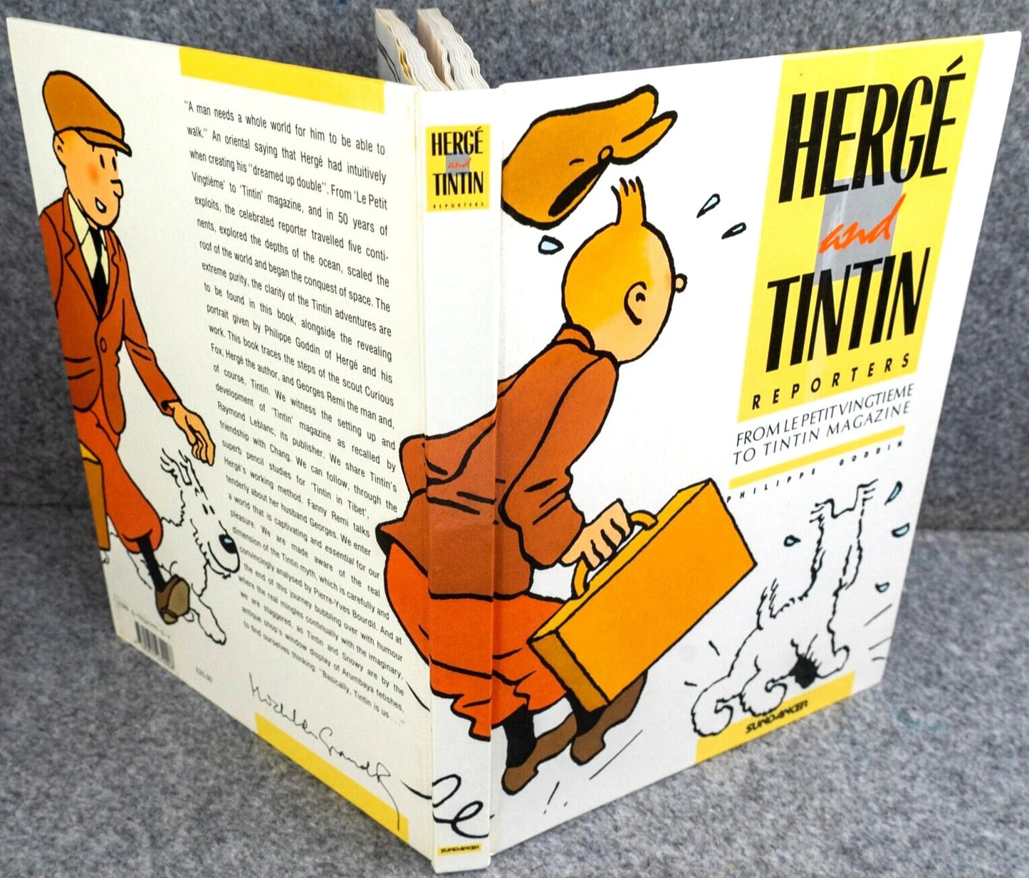 Hergé and Tintin, Reporter Sundancer 1986 1st UK Edition Hardback book by Goddin EO