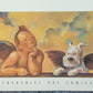 Cherubim Gods Artistic Tintin & Snowy Scene Card by Esteve Fort