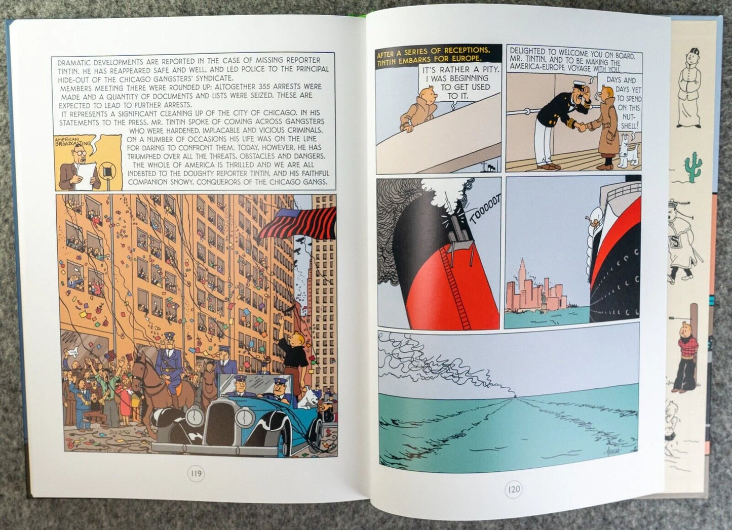 Tintin in America B&W Colorised Version 3 - 2020 HB by Editions Moulinsart