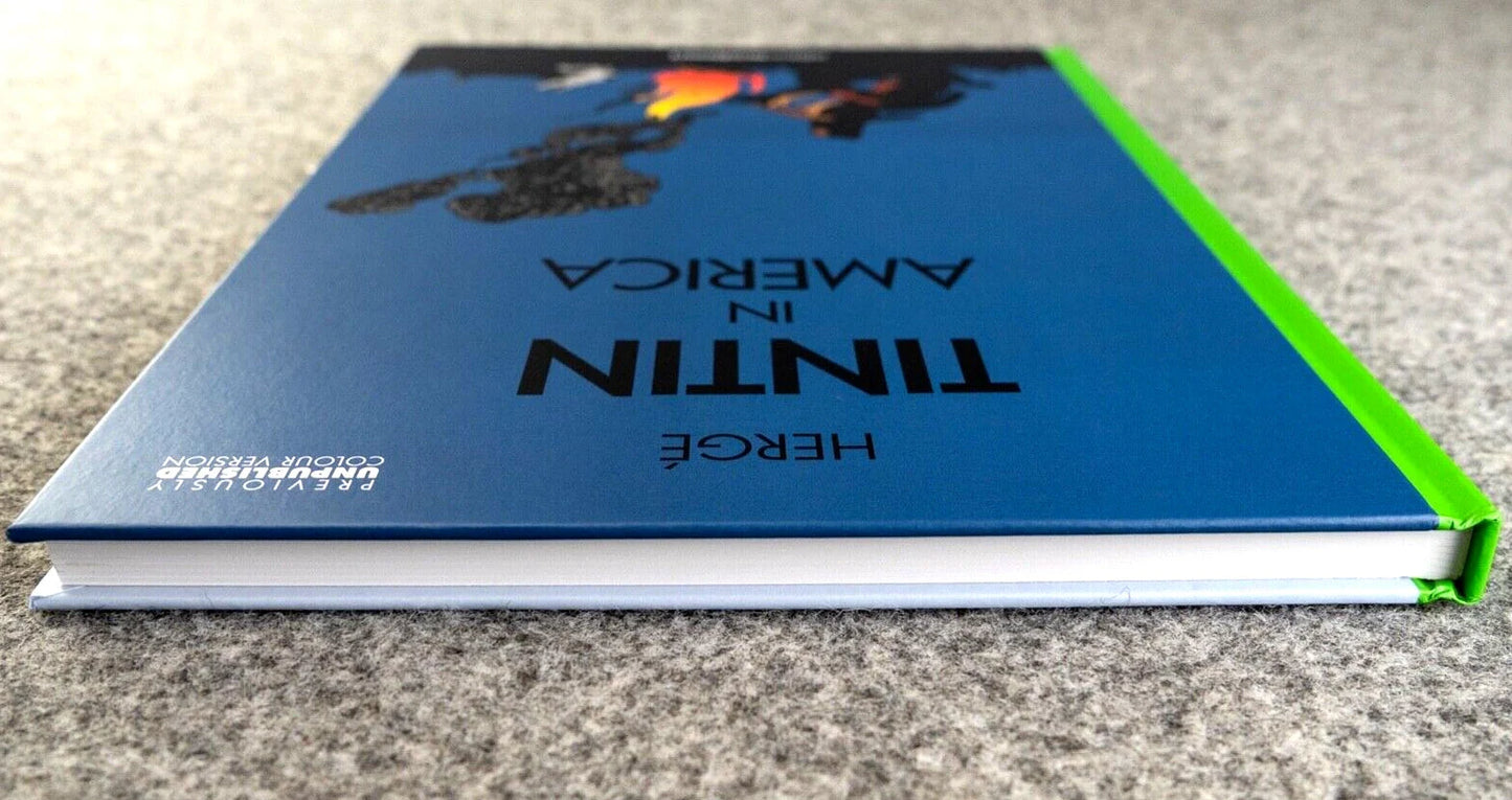 Tintin in America B&W Colorised Version 3 - 2020 HB by Editions Moulinsart