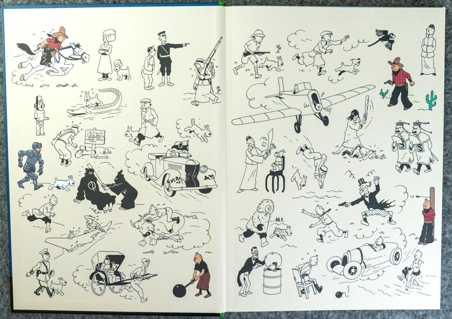 Tintin in America B&W Colorised Version 3 - 2020 HB by Editions Moulinsart