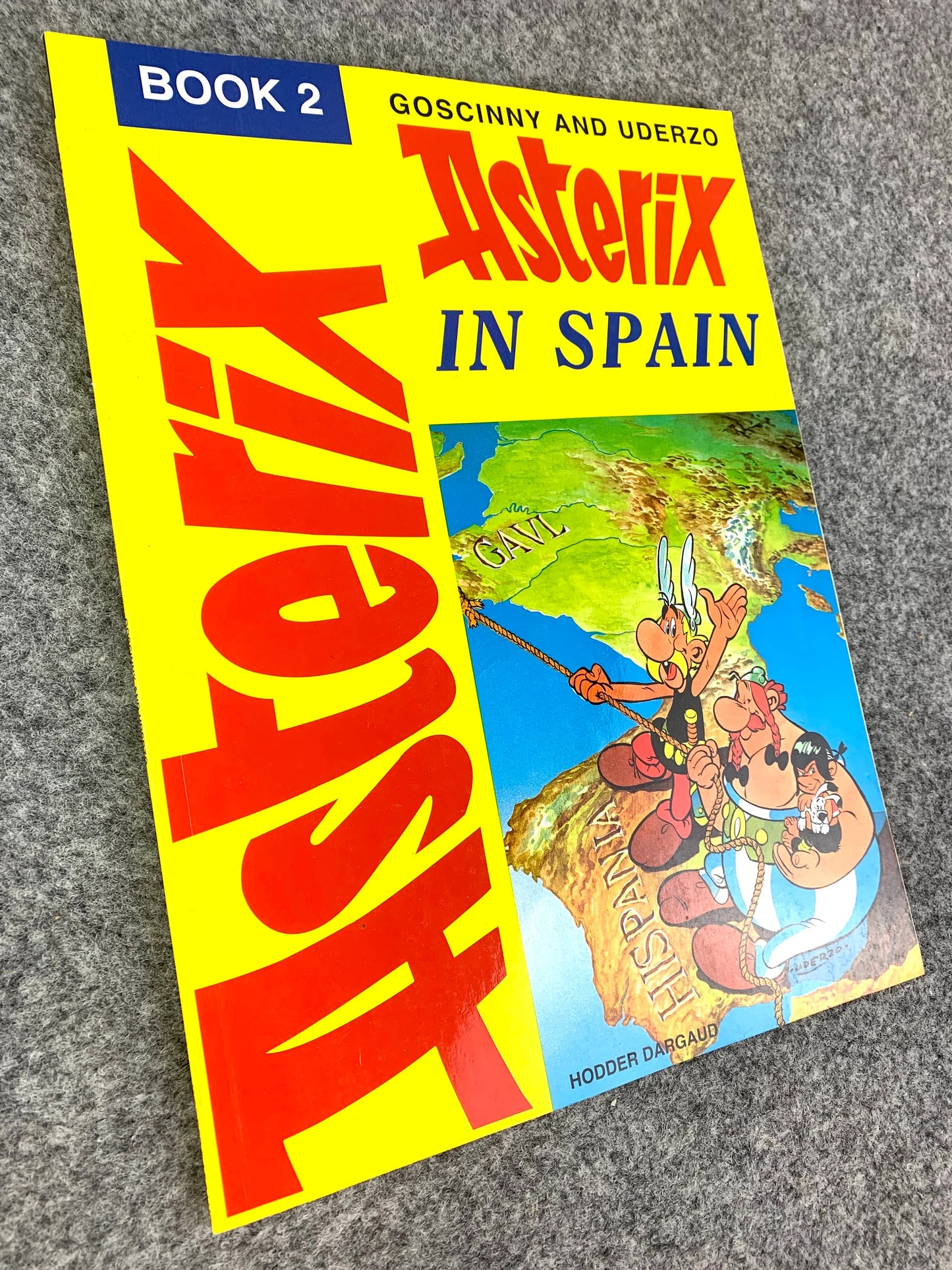 Asterix In Spain - Paperback Hodder & Dargaud 1990s UK Edition