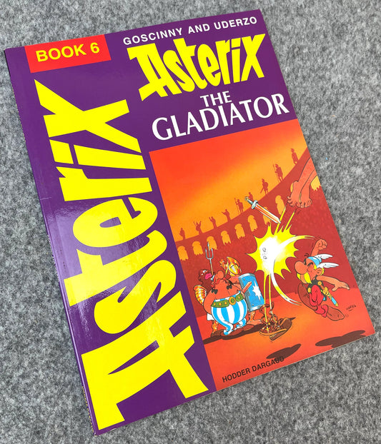 Asterix the Gladiator - Paperback Hodder & Dargaud 1990s UK Edition