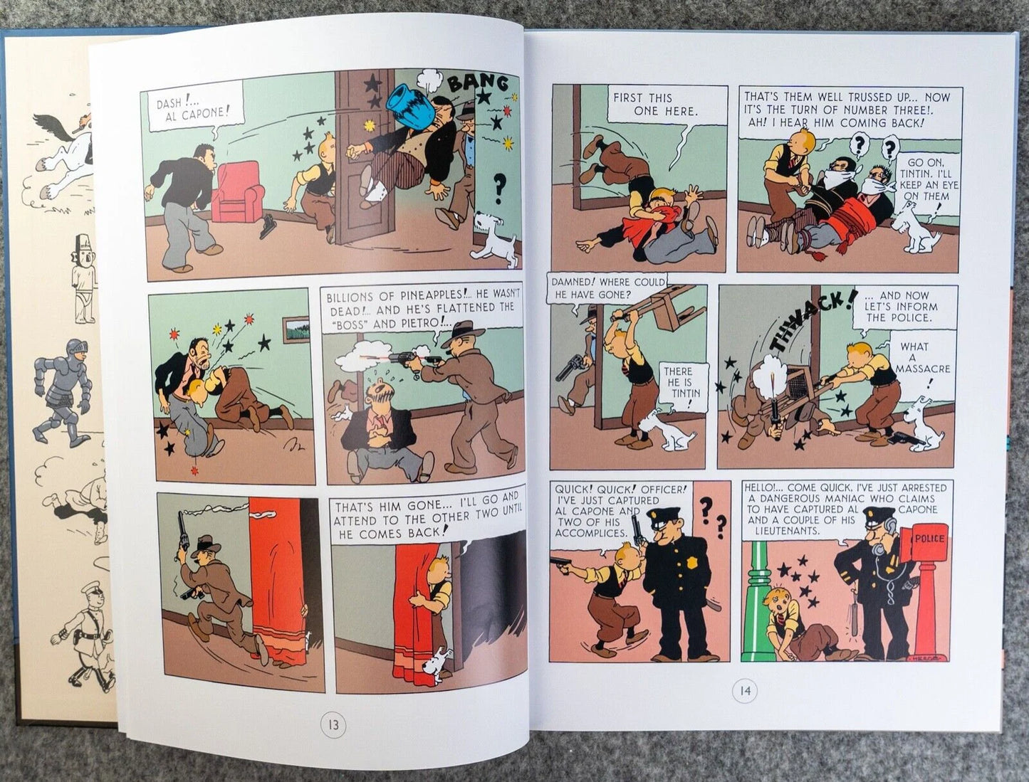 Tintin in America B&W Colorised Version 3 - 2020 HB by Editions Moulinsart