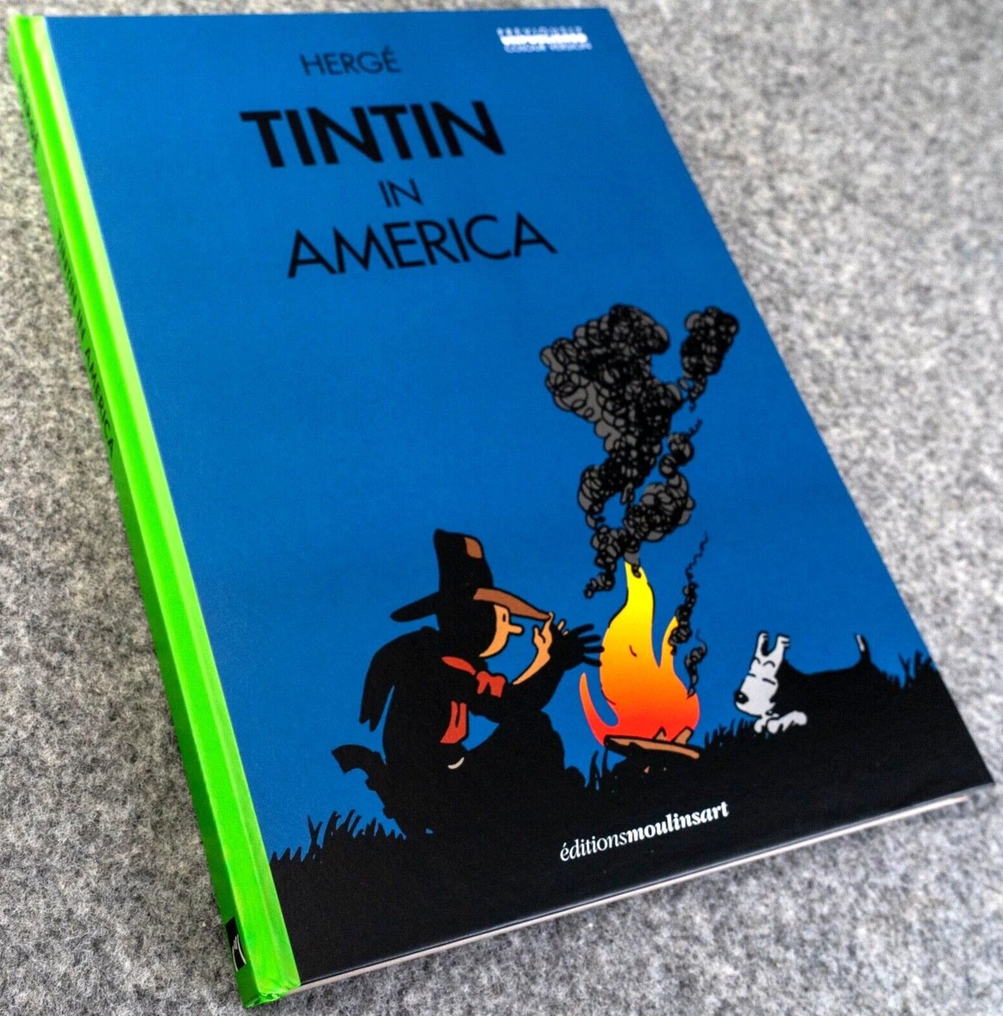 Tintin in America B&W Colorised Version 3 - 2020 HB by Editions Moulinsart
