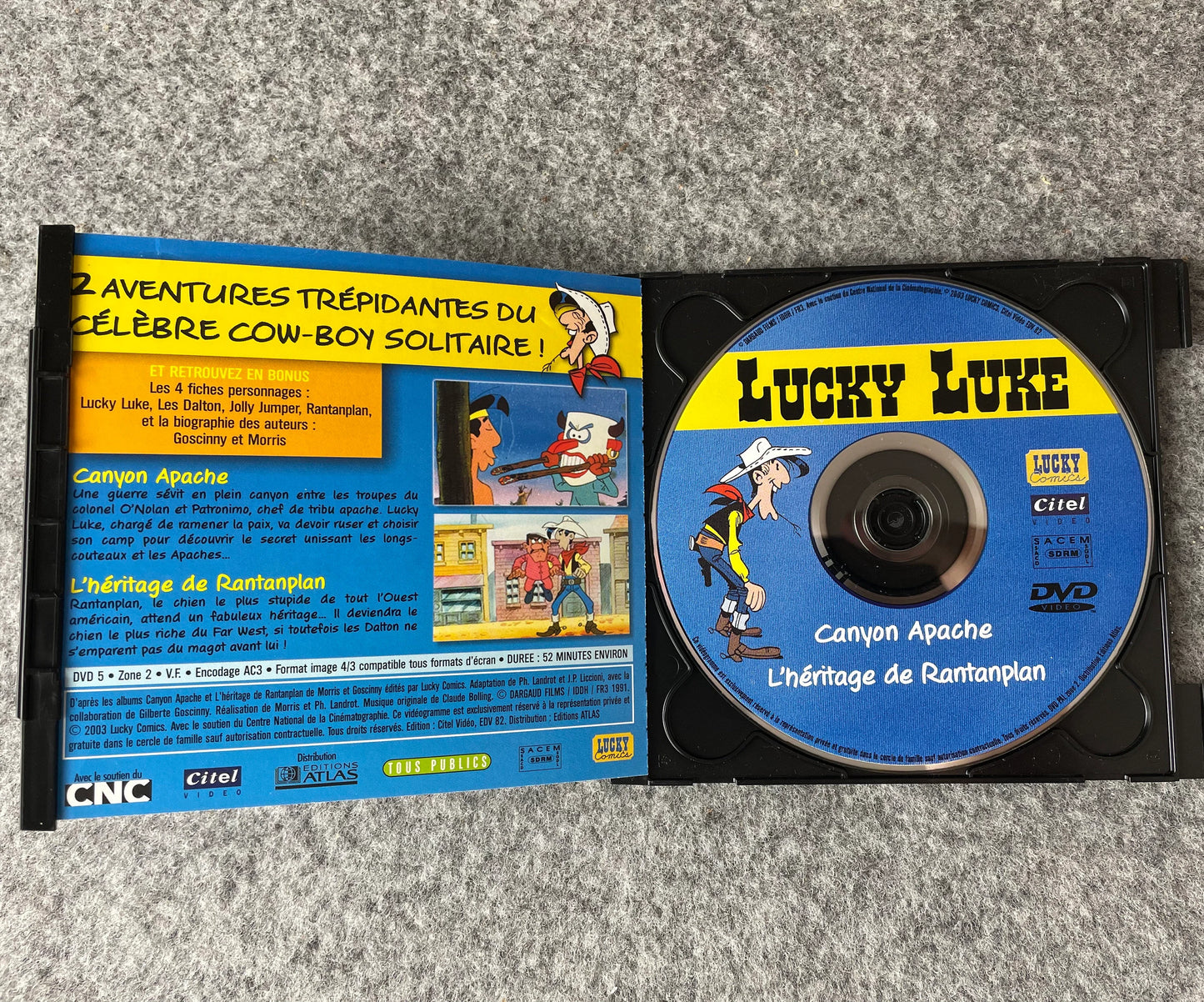 2 Adventures of Lucky Luke DVD French: Apache/DVD Set Editions Darguad 2003