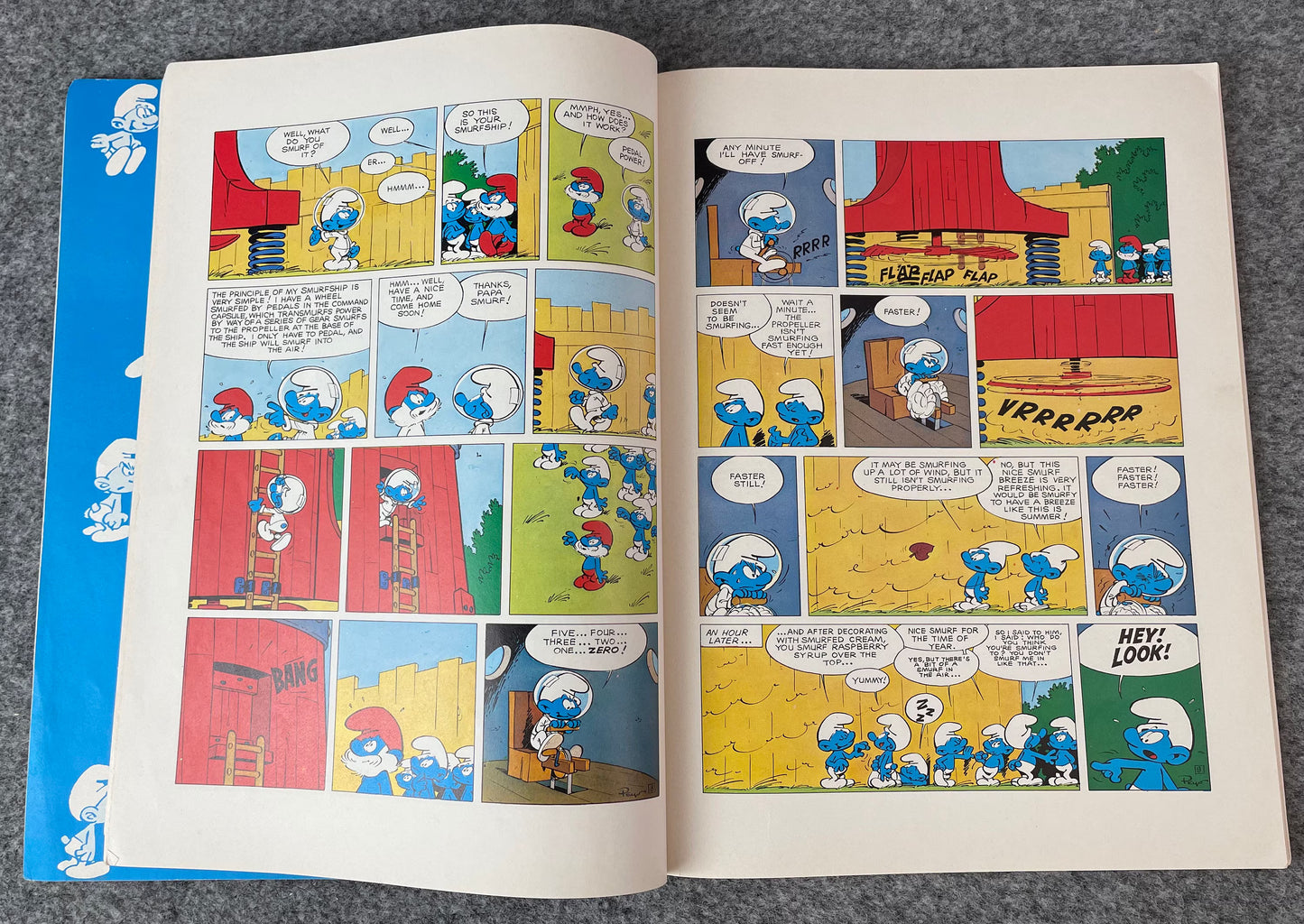 The AstroSmurf: Stories of the Smurfs Comic Book 1979 Hodder 1st Edition PB Peyo