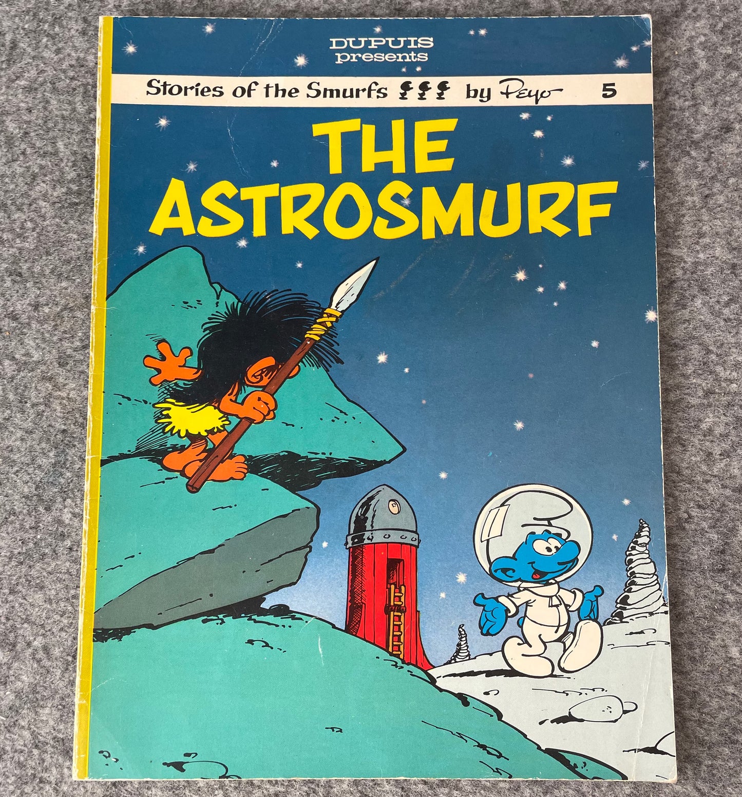 The AstroSmurf: Stories of the Smurfs Comic Book 1979 Hodder 1st Edition PB Peyo