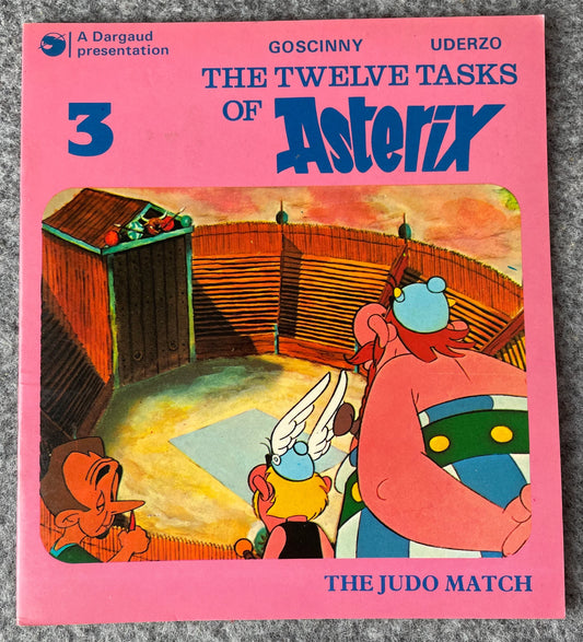 12 Tasks of Asterix Volume 3 The Judo Match - Vintage Hodder 1970s Paperback UK Edition