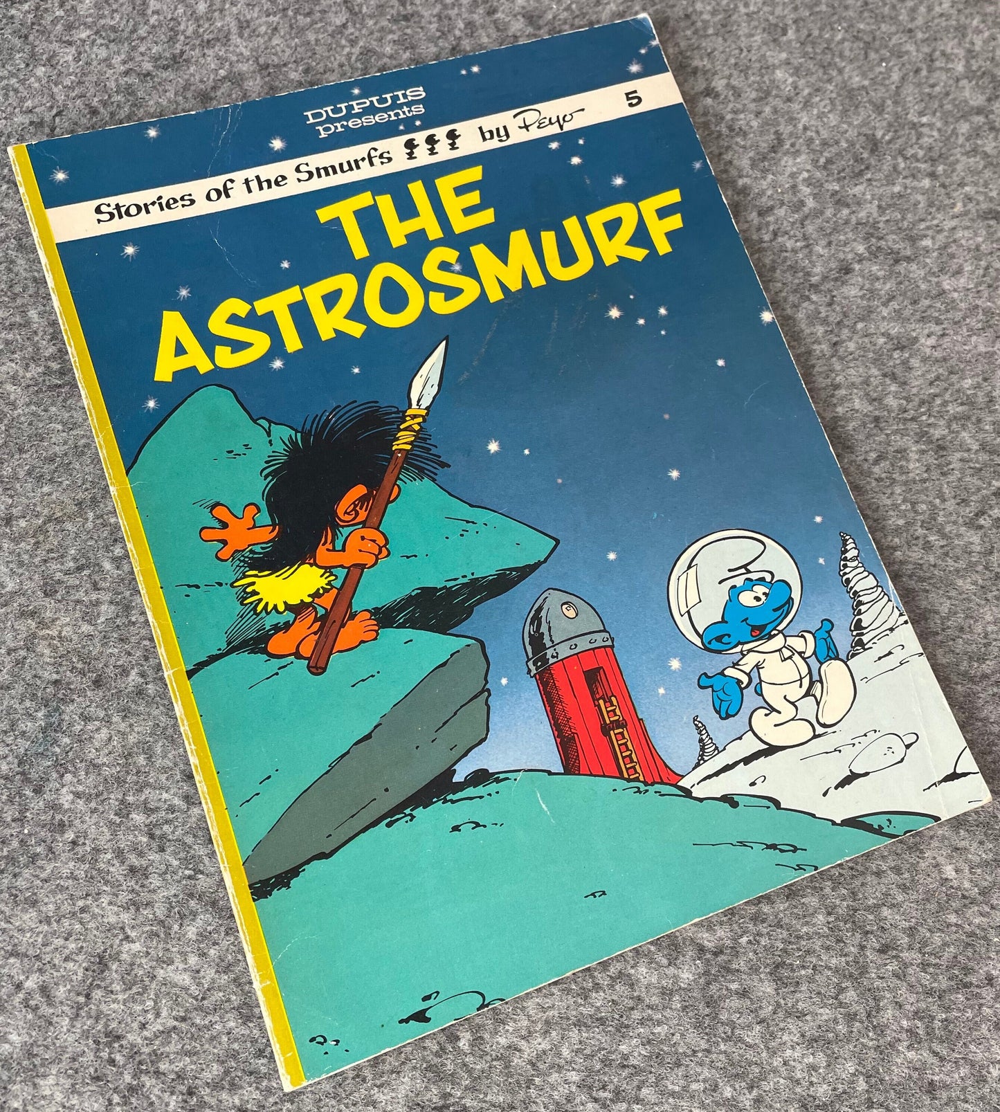 The AstroSmurf: Stories of the Smurfs Comic Book 1979 Hodder 1st Edition PB Peyo