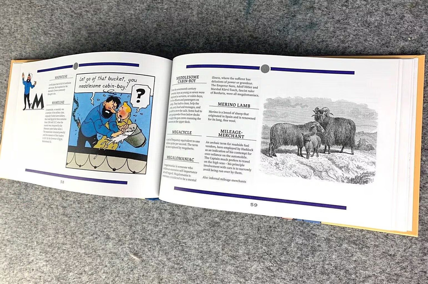 Blistering Barnacles: The rants of Haddock by Algoud 2021 1st Edition Tintin book Herge EO