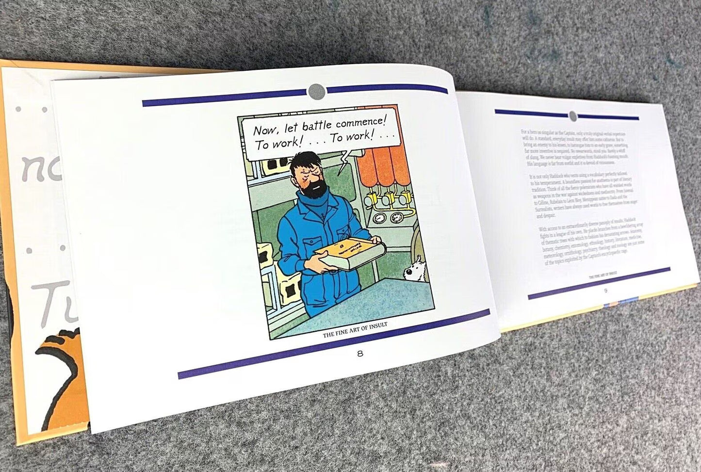Blistering Barnacles: The rants of Haddock by Algoud 2021 1st Edition Tintin book Herge EO