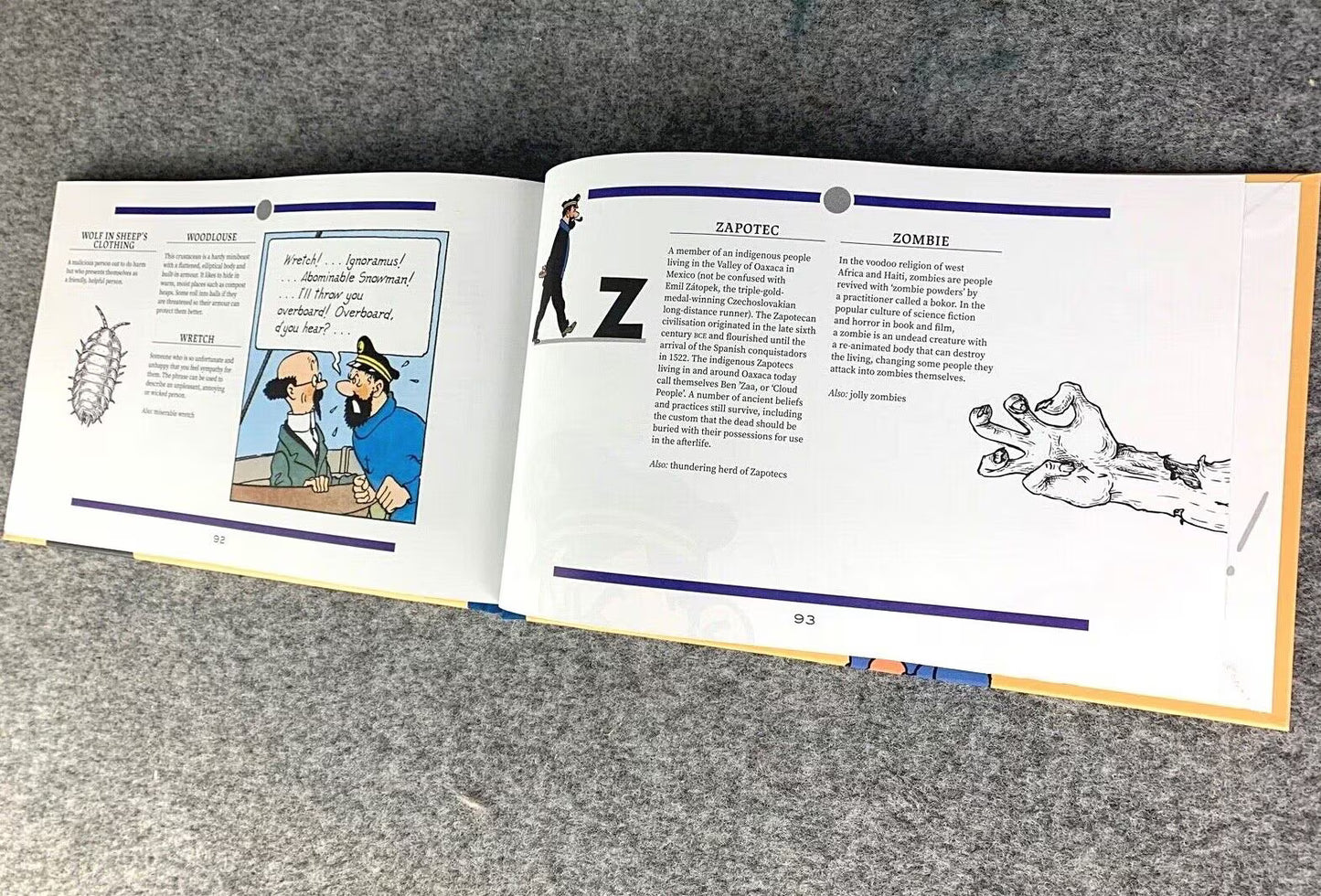 Blistering Barnacles: The rants of Haddock by Algoud 2021 1st Edition Tintin book Herge EO