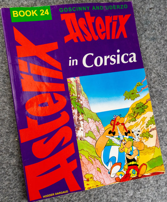 Asterix in Corsica - Paperback Hodder & Dargaud 1990s UK Edition