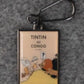 Moulinsart Tintin Title Cover Keyring 42520 - Tintin in the Congo (colourised) Metal