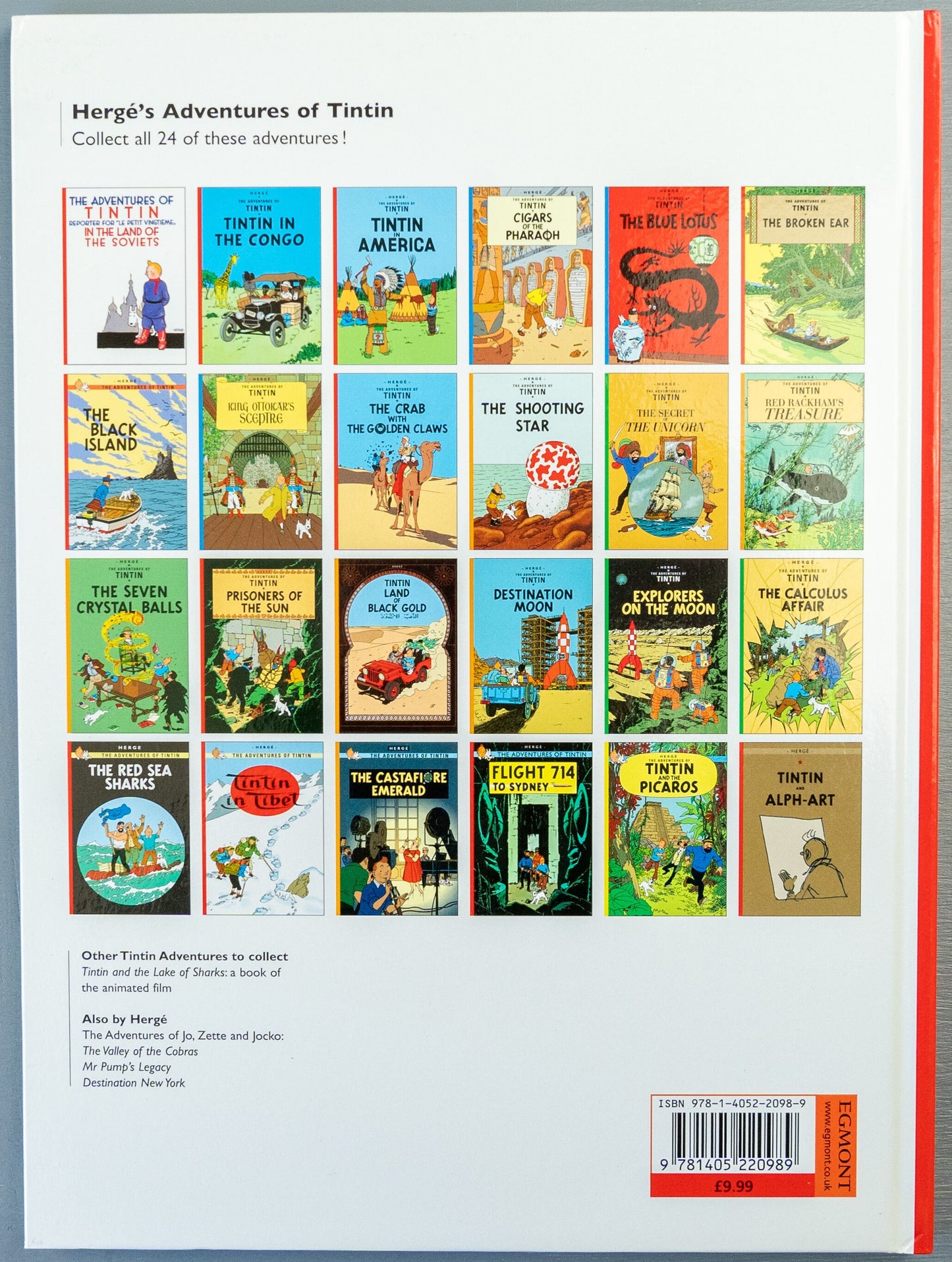 Tintin in the Congo: Egmont 2005 1st UK Edition Hardback Rare book by Herge EO