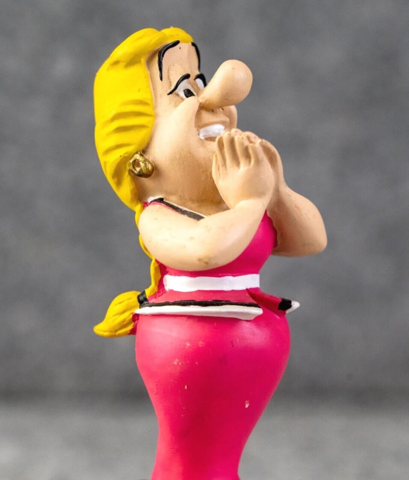 Plastoy Asterix Figurine #14 Bonemine - Editions Rene 9cm Model Figure