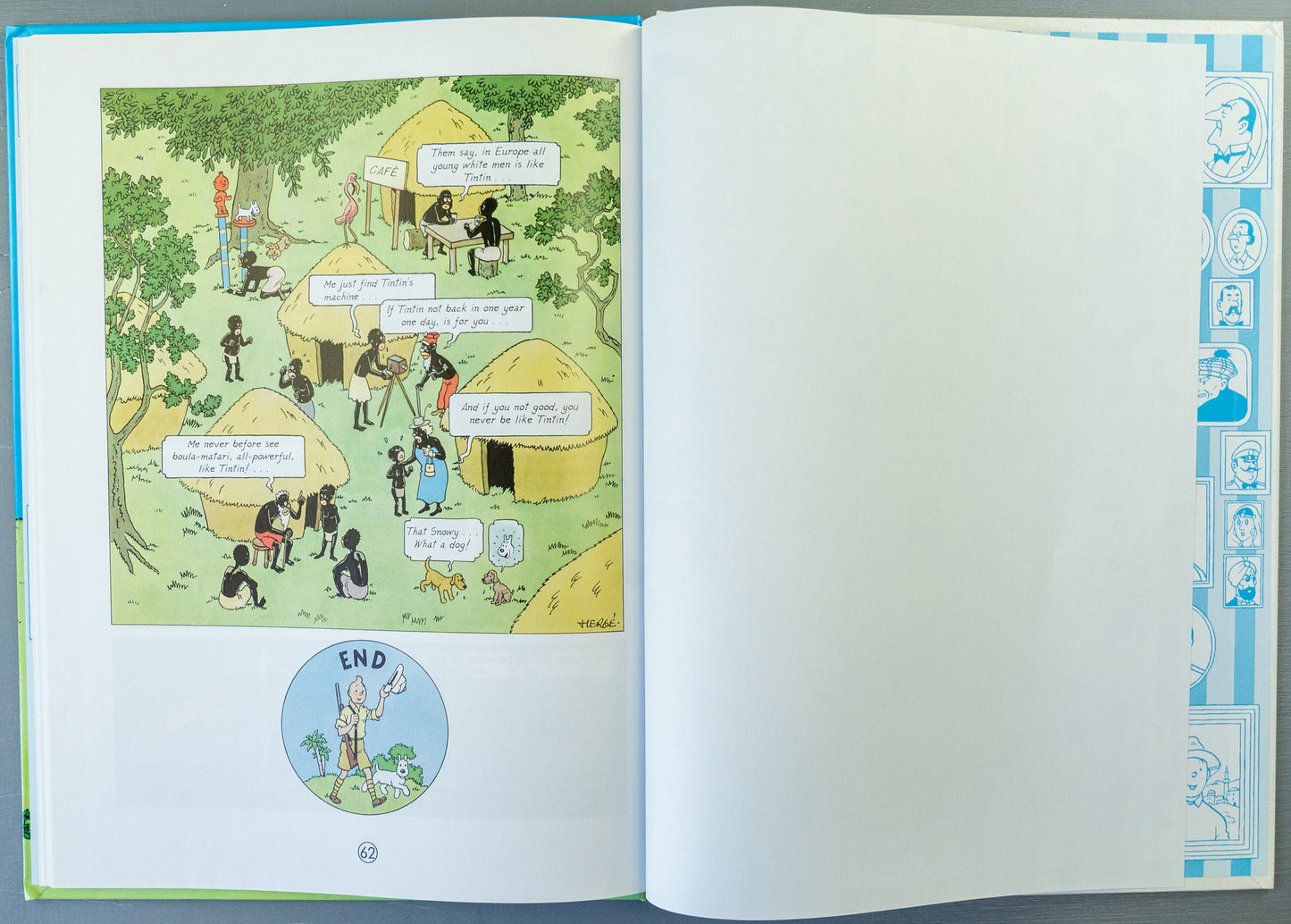 Tintin in the Congo: Egmont 2005 1st UK Edition Hardback Rare book by Herge EO
