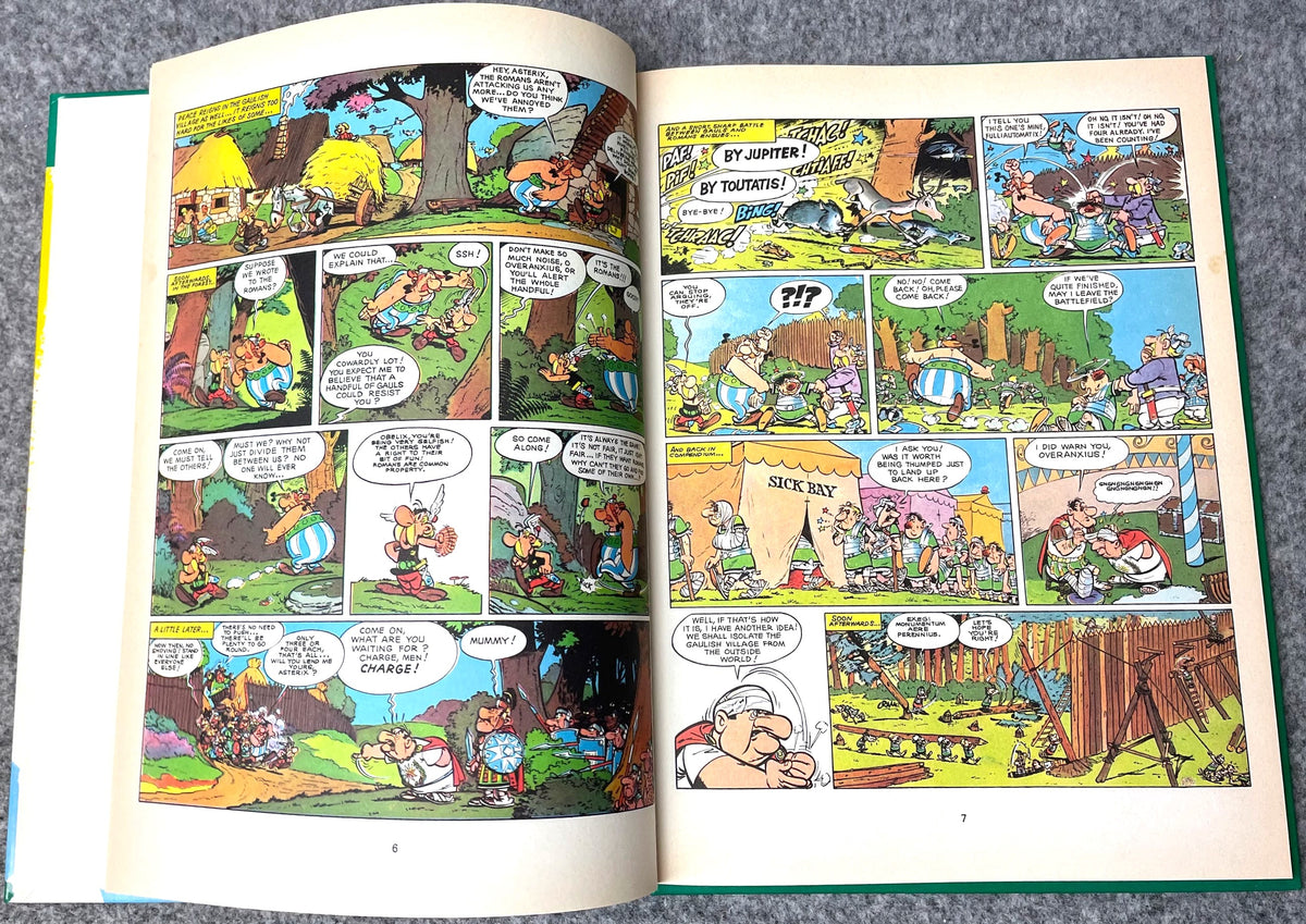 Asterix & The Banquet 1979 Hodder/Stoughton 2nd UK Edition Rare HB Book EO Uderzo